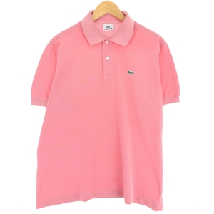 古着 ラコステ LACOSTE 半袖 ポロシャツ 5 メンズL /eaa433010 【SS2409_30%】