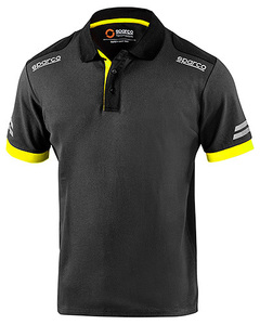 SPARCO（スパルコ） ポロシャツ TECH POLO グレーxイエロー XLサイズ