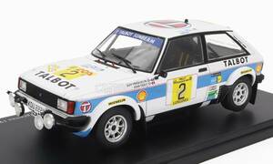 Altaya 1/24 タルボット サンビーム ロータス night version #2 1981年 アルゼンチン優勝 G.フレクラン WRC FIA WORLD RALLY CHAMPIONSHIP