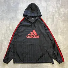 OLD adidas Parker デザイン ナイロン パーカー 古着 Y2K