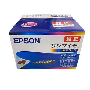 【未使用】 EPSON エプソン インクカートリッジ サツマイモ 6色パック SAT-6CL 推奨使用期限:2027年7月 L75664RL