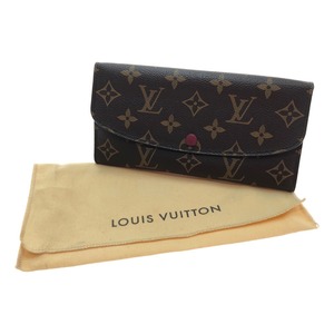 □□ LOUIS VUITTON ルイヴィトン 長財布 モノグラム ポルトフォイユ エミリー M60697 やや傷や汚れあり