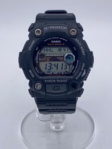 CASIO◆ソーラー腕時計/デジタル/ラバー/BLK/GW-7900