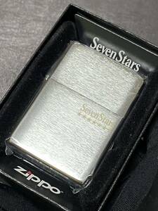 zippo セブンスター 限定品 前面刻印 希少モデル 2016年製 Seven Stars ケース 保証書付き 