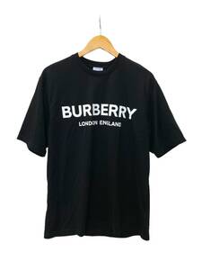 BURBERRY (バーバリー) LETCHFORD TAV S/S 半袖Tシャツ クルーネック ロゴプリント 8026016 M ブラック メンズ/027