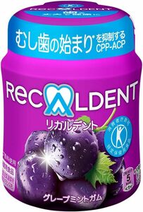 18個　リカルデントグレープミントガム ボトルR 140g　期限2025年5月