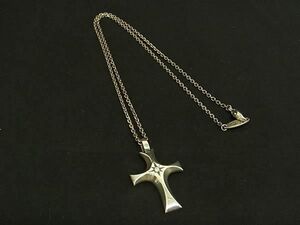 STAR JEWELRY スタージュエリー ダイヤモンド 0.01ct SV925 クロス ネックレス ペンダント レディース シルバー系 DF9173