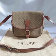 CELINE マカダム柄 ショルダーバッグ