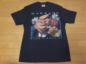 当時物 ビンテージ 90s WARRANT ウォレント Tシャツ SLAYER BEASTIE BOYS GUNS N ROSES METALLICA PANTERA NIRVANA BON JOVI POISON