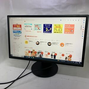 激安 I-O DATA液晶モニタ・液晶ディスプレイ LCD-MF244EDSB-F 動作OK ワイド液晶 フルHD 昇降・回転可能 24インチ　h