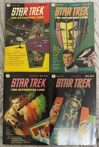 ★激レア！コレクターズアイテム★洋書 Star Trek 1〜4巻セット (1975年米国ワシントン州シアトルにて購入)