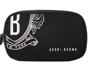 BOBBI BROWN ボビイブラウン　オリジナル メイクアップポーチ ノベルティ化粧ポーチ 黒　ブラック