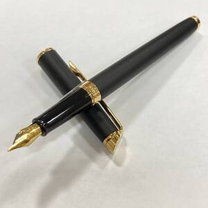 ＃3389 WATERMAN ウォーターマン 万年筆 ★筆記未確認/現状品 筆記用具 ボディー ブラック×ゴールド 文房具 