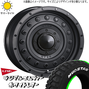 195/80R15 サマータイヤホイールセット ジムニーシエラ JB74 (MUDSTAR MT & DEAN Colorado 5穴 139.7)