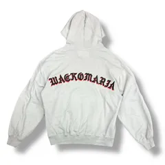 参考上代28600円 WACKO MARIA 24AW MIDDLE WEIGHT HOODED SWEAT SHIRT ミドルウェイト フーディー スウェット パーカー ワコマリア 24FW-WMC-SS06 グレー M  83578A3