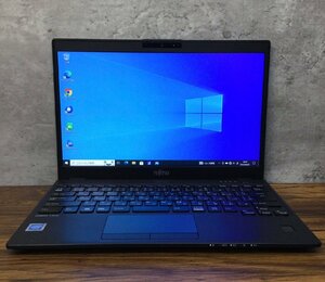 1円～ ●富士通 LIFEBOOK U939/A / Celeron 4305U (2.20GHz) / メモリ 4GB / SSD 128GB / 13.3型 フルHD (1920×1080) / Win10 Pro 64bit