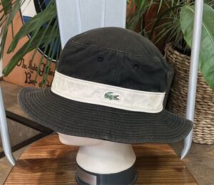 LACOSTE／ラコステ／リバーシブルハット／ネイビー、ブラック／サイズ約58㌢