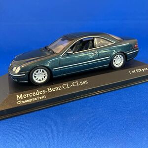 ミニチャンプス 430038029 1/43メルセデスベンツ　CL-クラス　　1999 グリーンメタリック