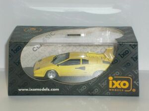 〇1/43 ixo LAMBORGHINI COUNTACH LP 500S 黄(ケース破損)