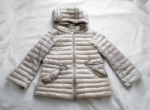 モンクレール レディースライトダウンパーカー サイズ00 ライトベージュ moncler