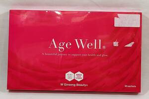 【1円出品】Age Well ジンセンベリー クエン酸 葉酸 健康 美容 抗酸化作用 栄養素 内容量 30包 栄養機能食品 ビタミンC