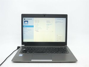 中古ノートパソコンノートPC　TOSHIBA　R63/M　13型　Core7世代 i5/4GB　BIOSまで表示　 ジャンク品　送料無料　