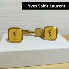 YSL イブサンローラン カフス カフリンクス ネクタイピン ロゴ ブランド