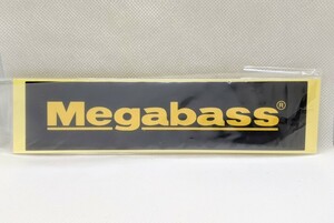 Megabass PREMIUM メガバス 非売品ステッカー Not for sale sticker BLACK YELLOW ブラックイエロー