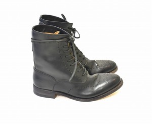 SAK（サク）Lace-up Boots Medallion レースアップブーツメダリオン 編み上げ RYUSAKU HIRUMA レザーシューズ 靴 昼間隆作GUIDIグイディ