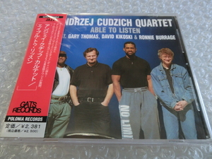 ★即決CD Andrzej Cudzich Quartet Gary Thomas ゲイリー・トーマス David Kikoski RONNIE BURRAGE ジャズ 90s 名盤 国内仕様!! 帯付き