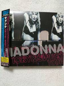 【廃盤国内盤CD+DVD帯付き】Madonna Sticky & Sweet Tour　マドンナ　スティッキー＆スウィート・ツアー