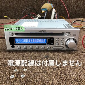 AV11-583 激安 カーステレオ CDプレーヤー HONDA Gathers KENWOOD CX-484 08A02-4K0-100 CD FM/AM 本体のみ 簡易動作確認済み 中古現状品