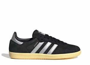 adidas Originals WMNS Samba OG "Core Black/Matte Silver/Almost Yellow" 26.5cm IE8128