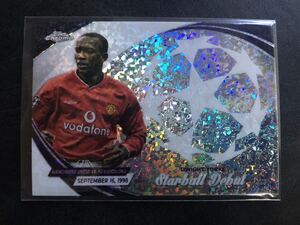 2023-24 Topps Chrome UEFA Club Competitions Starball Debut dwight yorke ヨーク マンチェスターユナイテッド　インサート