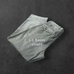 L.L.Beanエルエルビーン太畝コーズツータック古着コーデュロイパンツW34