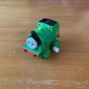 きかんしゃトーマス パーシー Britt Allcroft Thomas Limited 1997年製 ネジを回せば旋回し進む 機関車トーマス レア 希少 中古 送料無料