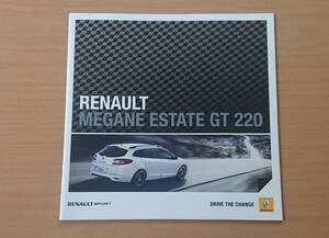 ★ルノー・メガーヌ エステート RENAULT MEGANE ESTATE GT 220 2013年4月 カタログ ★即決価格★