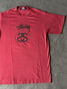 80s 90s old stussy 黒タグ ビンテージ Tシャツ シャネルロゴ USA製 アメリカ製 オールド ステューシー vintage