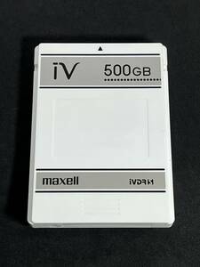 ★送料無料★動作品　iVDR-S カセットハードディスク　500GB　ホワイト　マクセル/maxell　アイヴィ　M-VDRS　Wooo対応　④