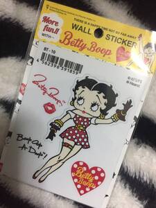 Betty Boop ベティブープ アメリカン ステッカー 約9×7cm BT-10