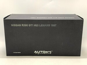 1/18 スケール NISSAN 日産 R390 GT1 ＃23 LEMANS/ル・マン 1997 AUTOart オートアート CALSONIK フィギュア 模型【現状品】[37-0531-S1]