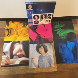 山口百恵 百恵伝説 LP盤 レコード カラーステッカー 32ページ写真集付 00AH 1021〜5