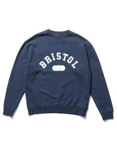 F.C.Real Bristol ARCH LOGO CREWNECK SWEAT NAVY Lサイズ fcrb