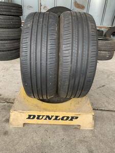 送料込み！215/50R18 DUNLOP エナセーブ EC300+ 22年 5mm 中古タイヤ２本