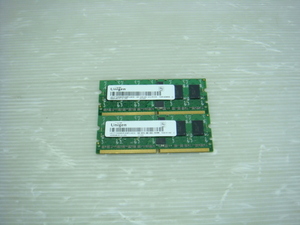 Unigen メモリー 1GB DDR2-800 MINI-RDIMM UG12T7200M8NR-8ABFN-MICG 2枚セット 動作確認を行う環境がない為、動作未確認