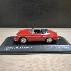 1/43 Porsche 356 Speedster（ポルシェ 356 スピードスター）1956 Dark red（ダークレッド）MINICHAMPS（ミニチャンプス）