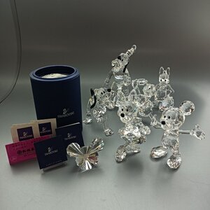 希少 SWAROVSKI スワロフスキー Disney ディズニー キャラクター 7点セット コレクション ギフト まとめ売り 現状 ジャンク 中古