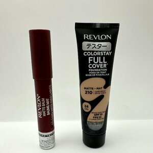 q967 未使用保管品など REVLON レブロン カラーステイ フルカバー ファンデーション 210 SAND BEIGE ／バーム ステイン リップ　テス