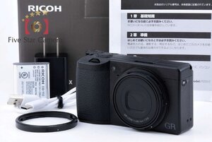 【中古】RICOH リコー GR IIIx コンパクトデジタルカメラ シャッター回数僅少 元箱付き