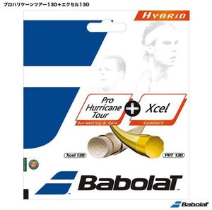 送料無料！☆ バボラ（BabolaT）旧プロハリケーンツアー（Pro Hurricane Tour）現RPMハリケーン 130＋エクセル（XCEL）130 計12mカット品☆